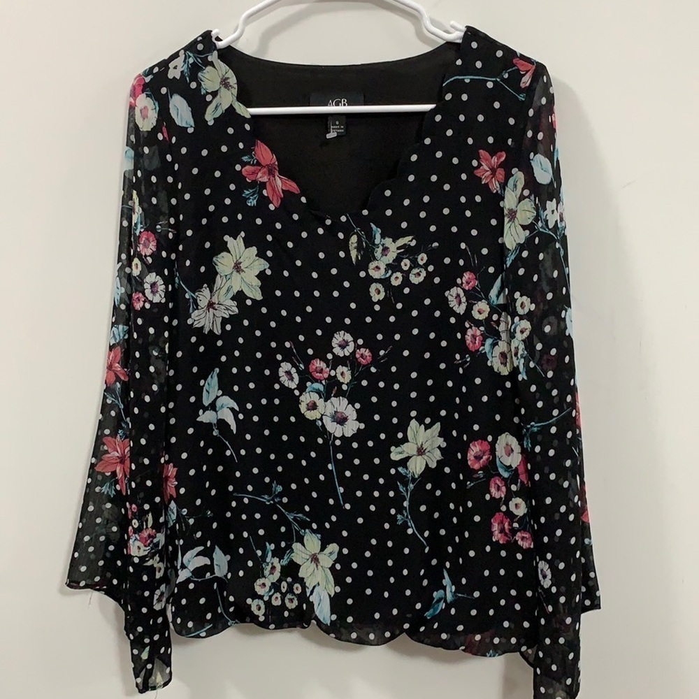 AGB Blouse with flowers size S